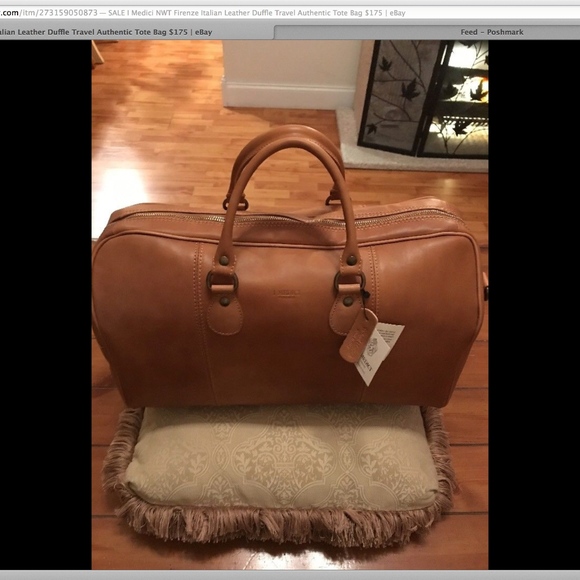 leather duffle bag sale